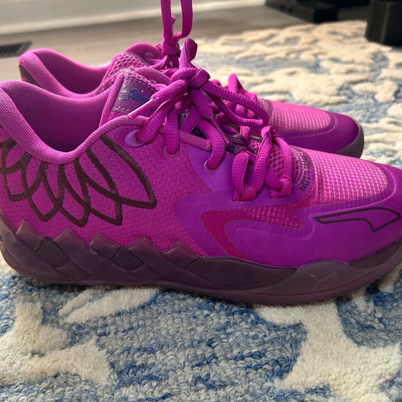 MB.01 Disco Lo Basketball Shoes Size 8.5 Deep Orchid / Pickled Beet - Mens - Picture 5 of 13